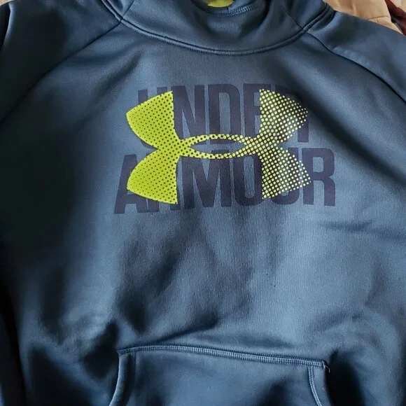 EUC Youth Under Armour teal hoodie XL - Picture 3 of 6